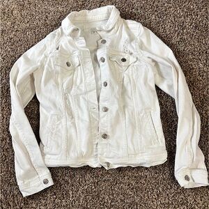 Stylish White Denim Jacket